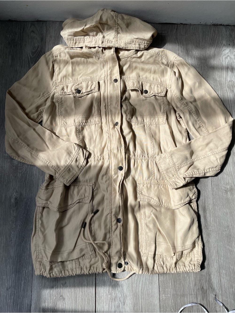Abercrombie & Fitch Stone Hooded Utility Anorak Jacket
